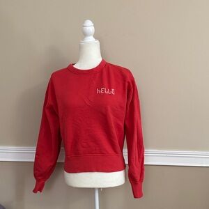 rag & bone Red Sweatshirt